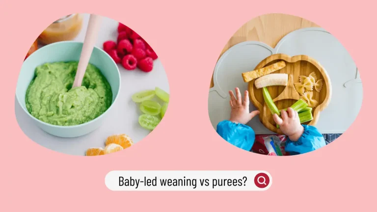 Baby-led weaning vs purees