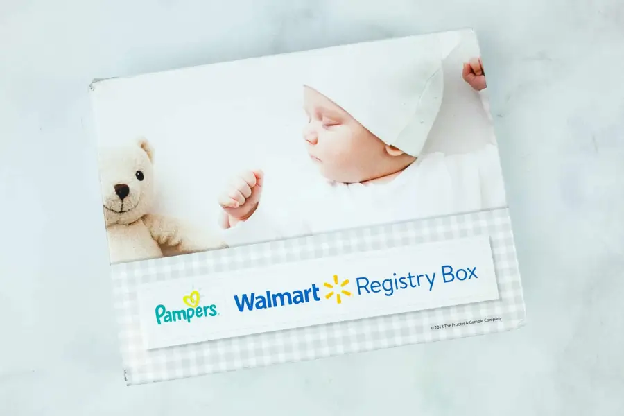 Let’s sign up right now to get a Walmart baby registry box