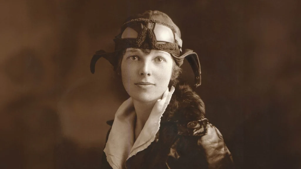 Amelia Earhart - The world's first female pilot
