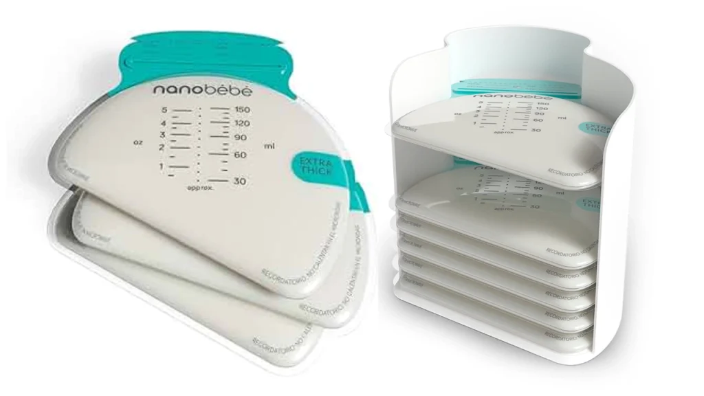 Best for storage Nanobebe breast milk storage bags