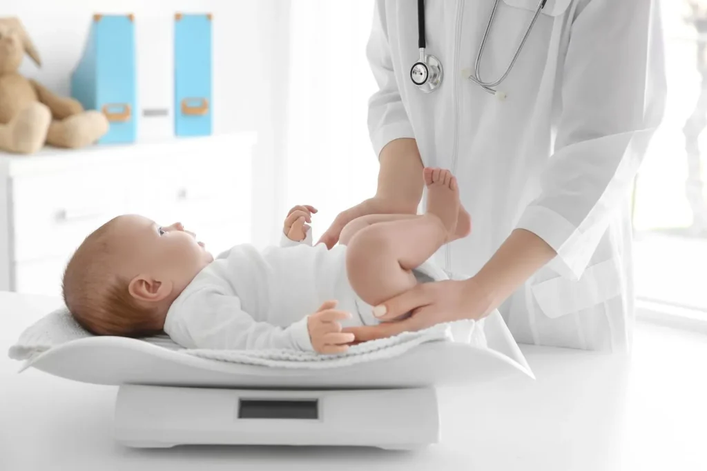 Monitoring a baby’s weight is very important to show proper development