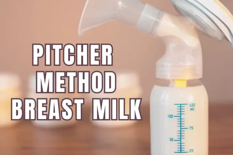 Pitcher method breast milk is simple and effective