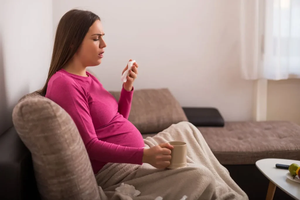 Tylenol is typically safe for reducing fever during pregnancy
