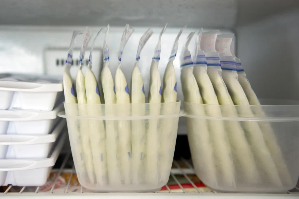 You shouldn’t defrost breast milk at room temperature