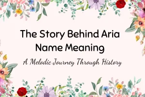 Aria Name Meaning: A Melodic Journey Through History
