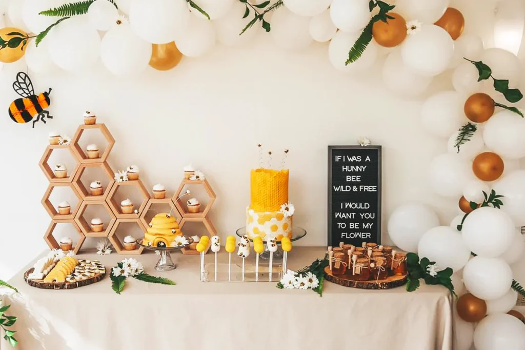 You can embrace a theme to make the baby shower celebration more whimsy