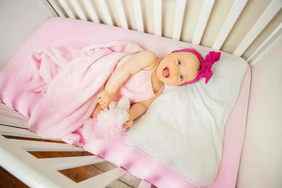 Keep the sleeping space for your baby safe.