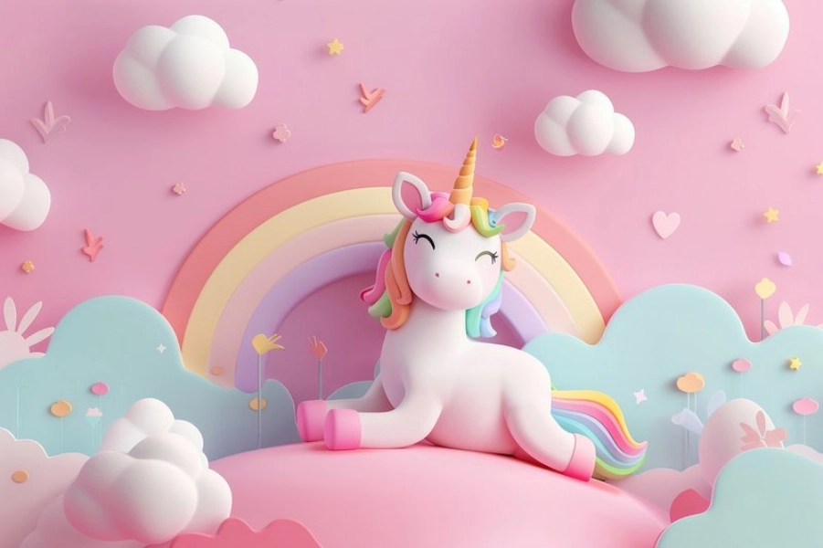 Unicorn is a lovely imaginary animal