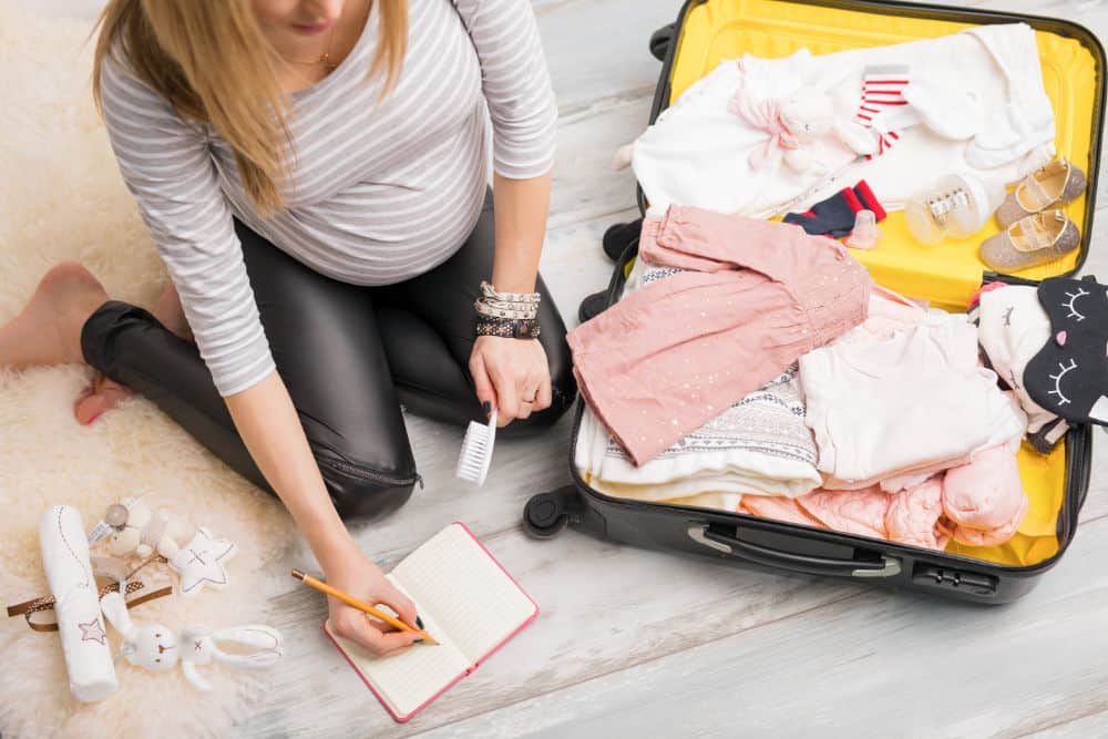 You need to pack a hospital bag for mom, baby, and partner