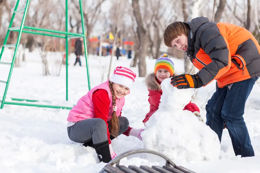 Building a snowman