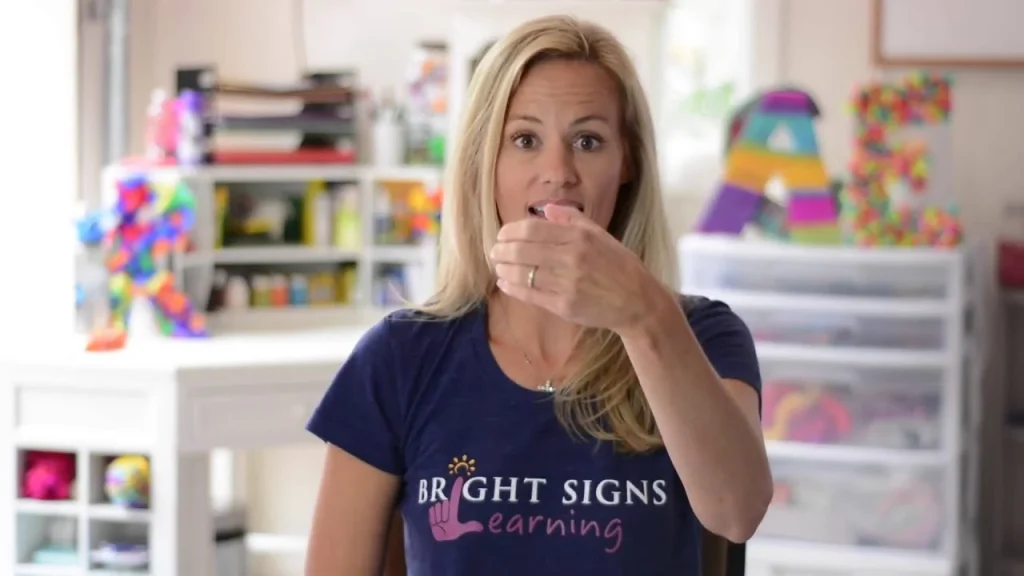 Baby sign language of “Milk” is one of the most common signs