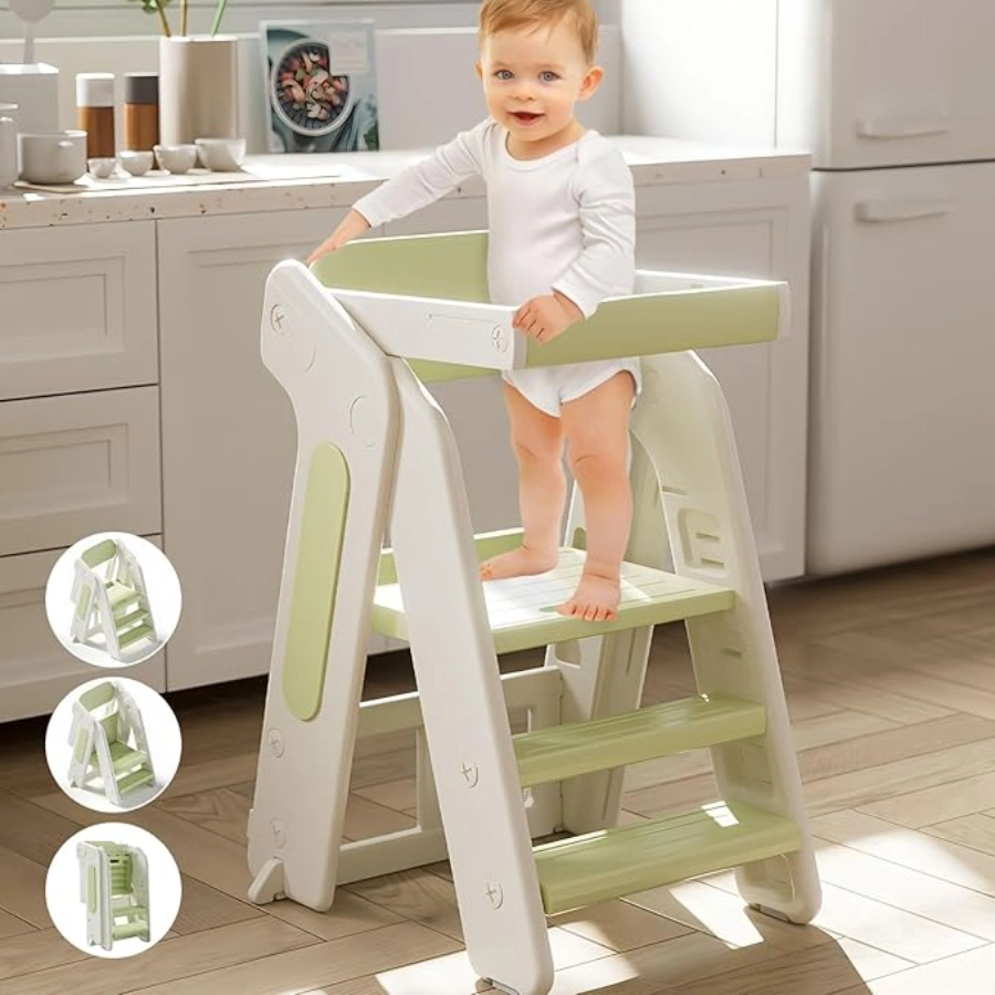 Anxeit Toddler Tower Kitchen Stool Helper