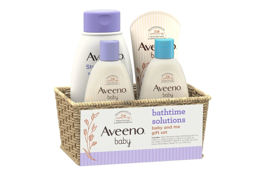 Aveeno Baby Bathtime Daily Solutions Baby & Me Gift Set