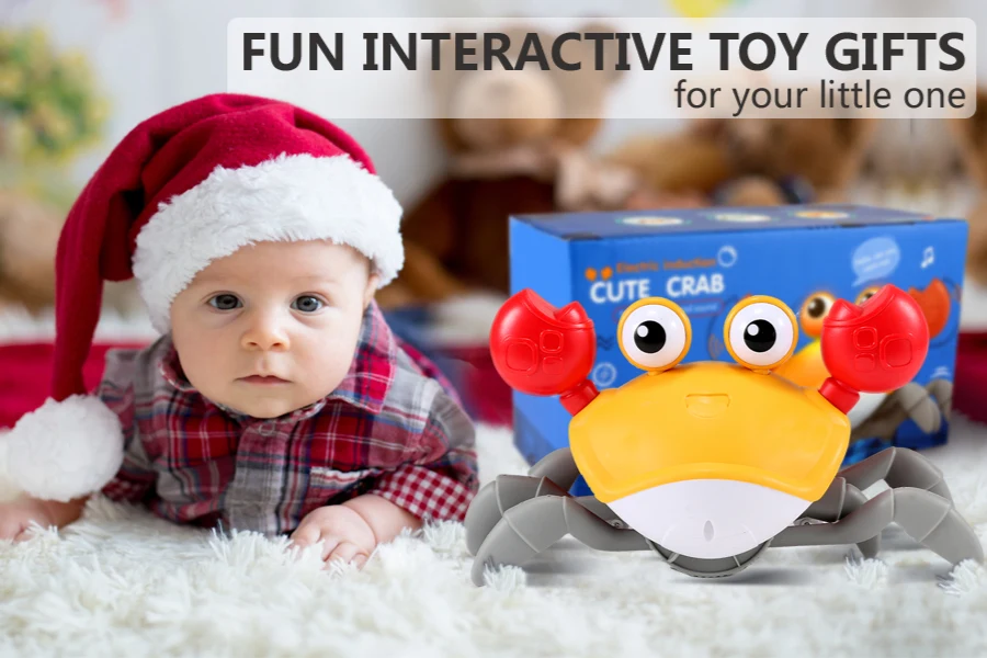 Crawling Crab With Light & Music Baby Toy