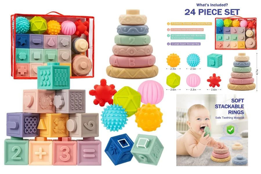 Jyusmile Montessori Building Blocks Toys