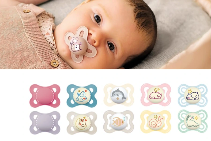 MAM Glow-In-Dark Pacifiers For Breastfed Babies