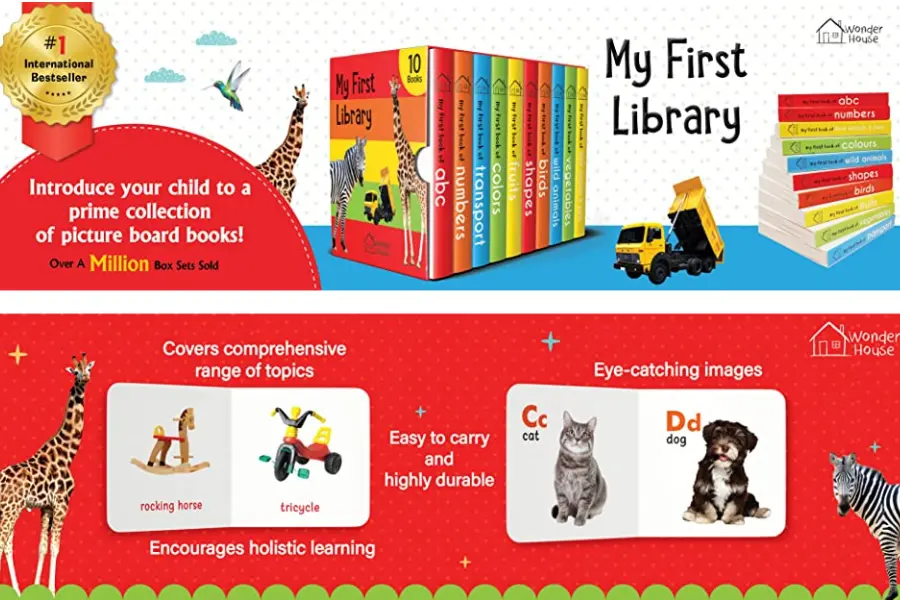 My First Library - 10 Board Books Set