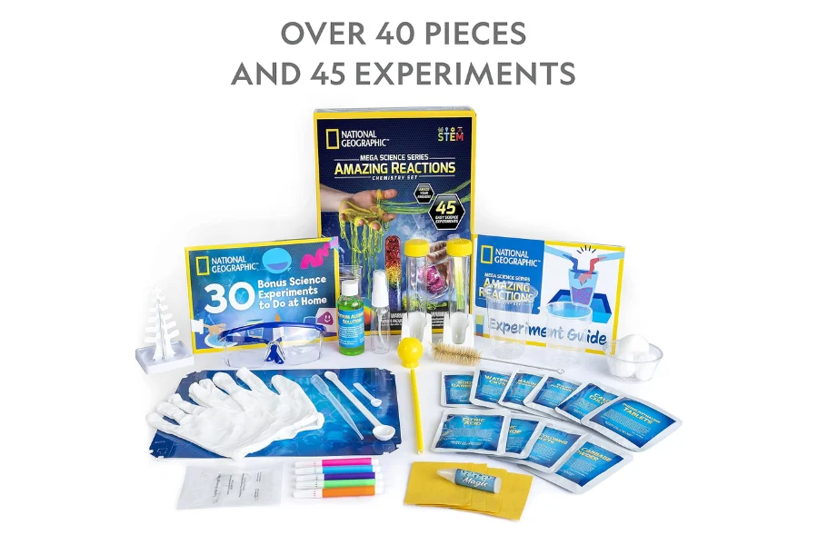 National Geographic Mega Reactions Chemistry Set