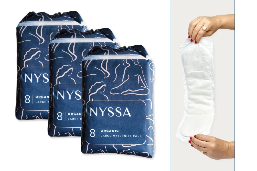 Nyssa Organic Cotton Large Maternity Pads