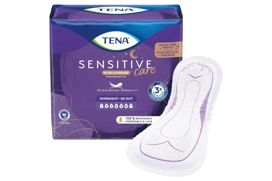 Tena Sensitive Care Postpartum Pads