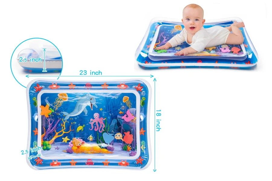 Yeeeasy Tummy Time Water Play Mat