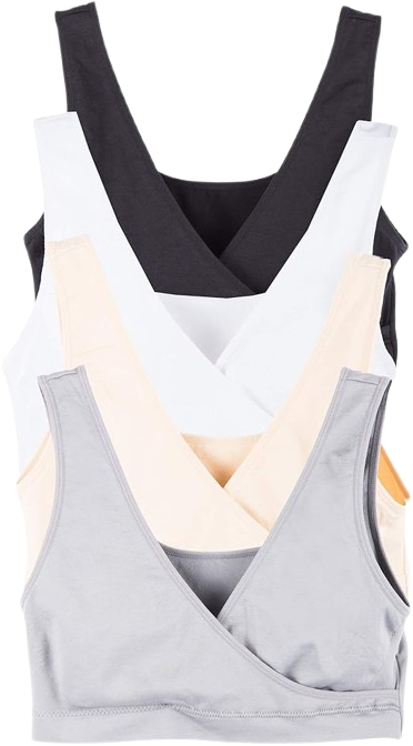 Caramel Cantina 4 Pack Nursing Maternity Bras