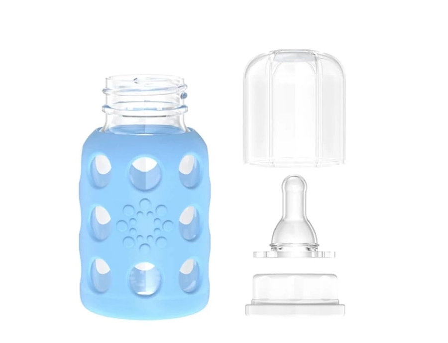 Lifefactory Glass Baby Bottles with Silicone Protection