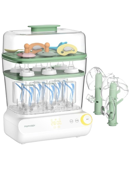 Momcozy 3 Layers Large Bottle Sterilizer and Dryer