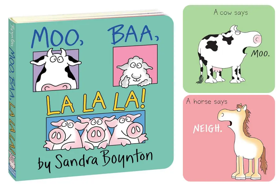 Moo, Baa, La La La! Baby Books For Girls