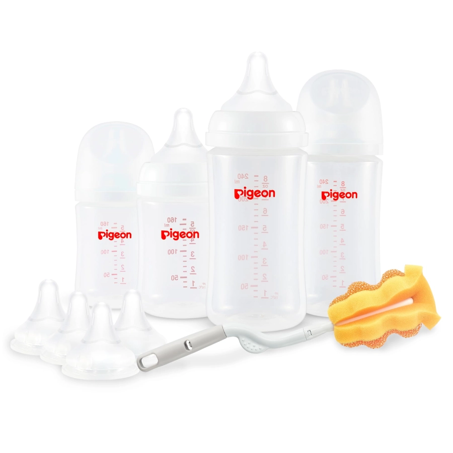 Pigeon Baby Bottle Newborn Feeding Gift Set