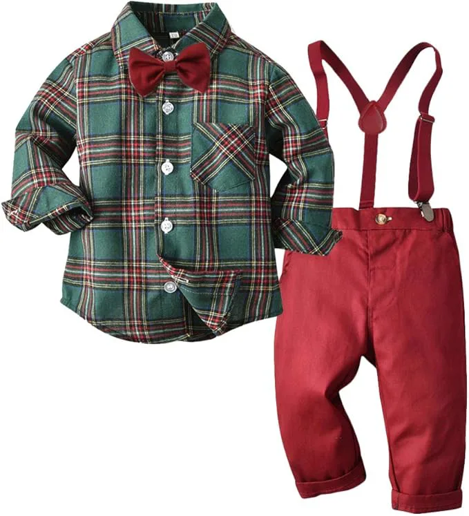 Toddler Dress Suit Gentleman Clothes Set