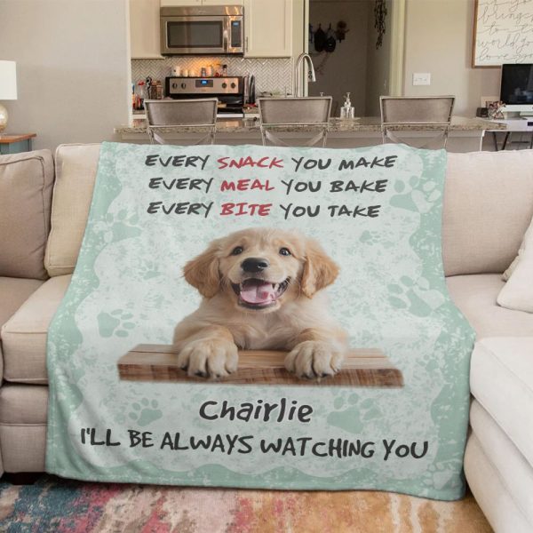 Personalized Pet Photo Blanket – The Perfect Gift for Cat and Dog Lovers