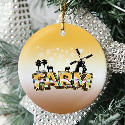 Farm-Themed Christmas Ornament