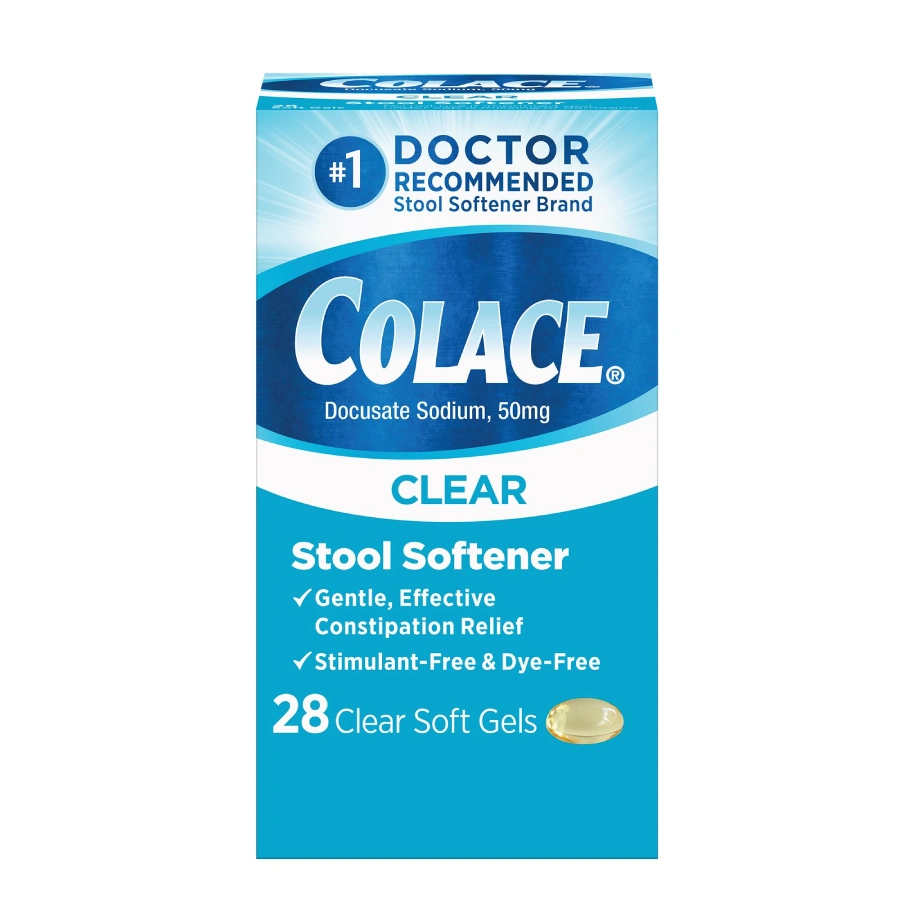 Colace Clear Stool Softener Soft Gel