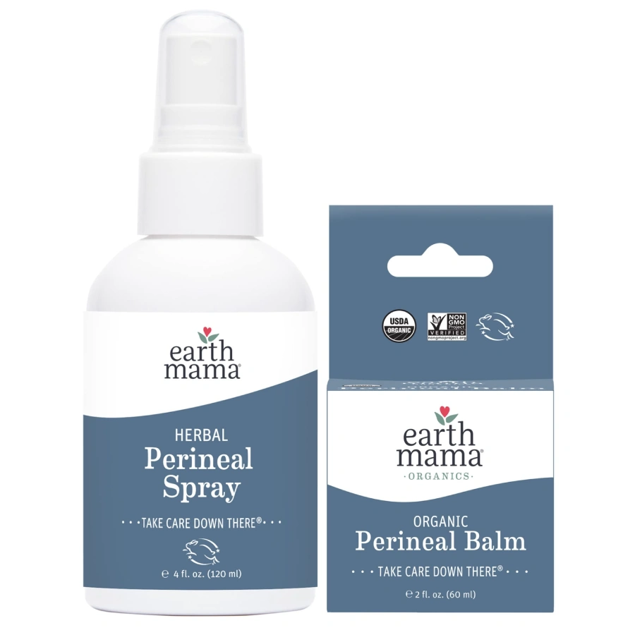 Earth Mama Herbal Perineal Spray & Organic Perineal Balm