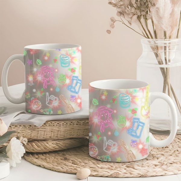 Farm Neon Garden Girl Mug