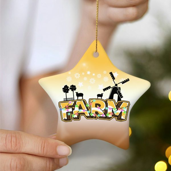 Farm-Themed Christmas Ornament