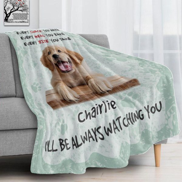 Personalized Pet Photo Blanket – The Perfect Gift for Cat and Dog Lovers