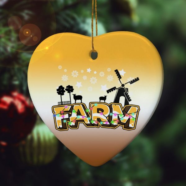 Farm-Themed Christmas Ornament