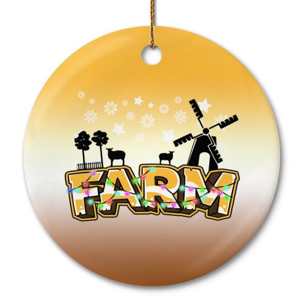 Farm-Themed Christmas Ornament