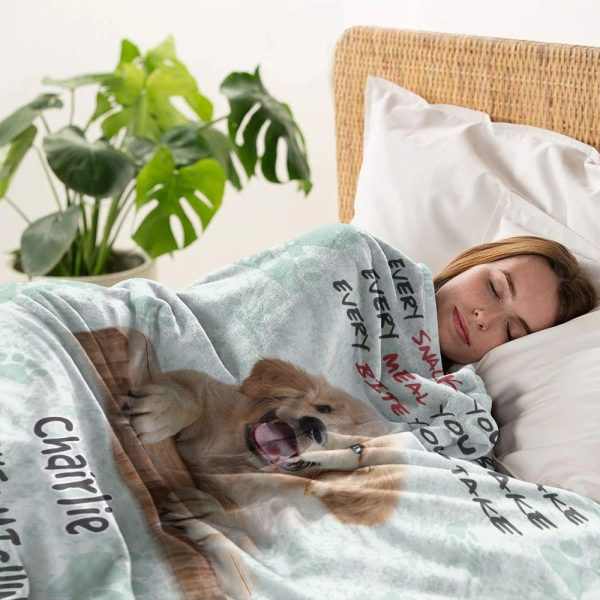 Personalized Pet Photo Blanket – The Perfect Gift for Cat and Dog Lovers