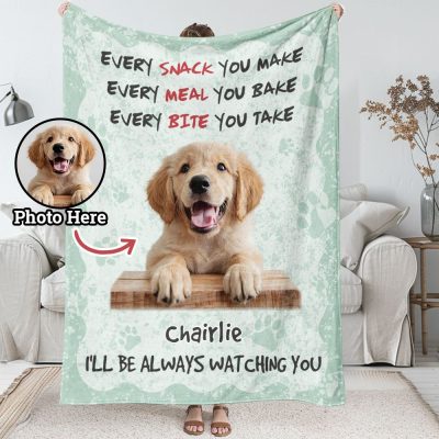 Personalized Pet Photo Blanket – The Perfect Gift for Cat and Dog Lovers