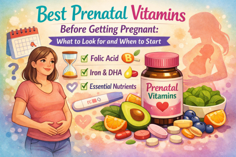 feature image Best Prenatal Vitamins Before Getting Pregnant: What to Look for and When to Start