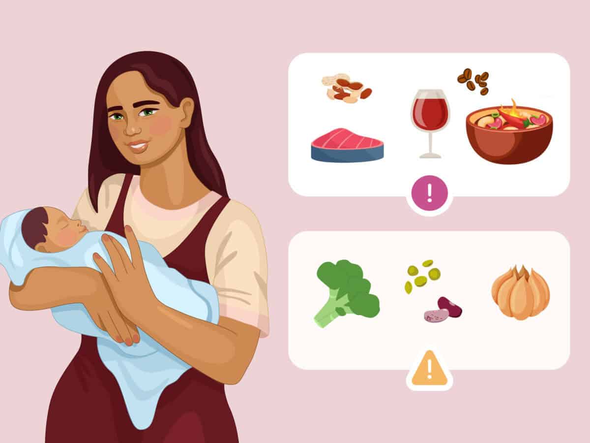 Foods to avoid while breastfeeding overview